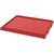 Tote Lid;  Polyethylene;  Red;  35190 and 35195 Totes