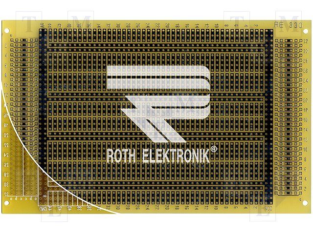 ROTH ELEKTRONIK         RE330-LF            LABOR CARD, FR4, RM 2,54 MM