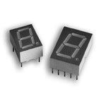 Red 13mm 1-Char Numeric LED Display, 1.8V, 15mA, DIP