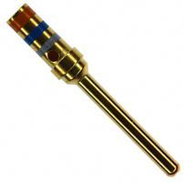 Male Pin Contact, Crimp, 7.5A, Gold, 20-24AWG