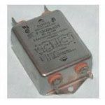 Power Line Filter RFI 50Hz/60Hz 6A 250VAC Quick Connect Flange Mount