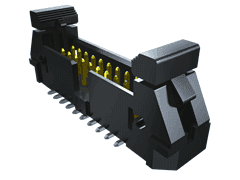 Conn Ejector Header HDR 50 POS 2.54mm Solder RA Thru-Hole Bulk