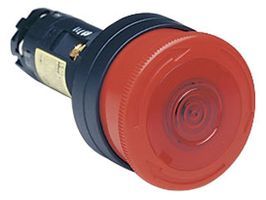 Switch Emergency Stop N.C. DPST Mushroom Button 10A 440VAC 220VDC 745.7VA Screw Panel Mount