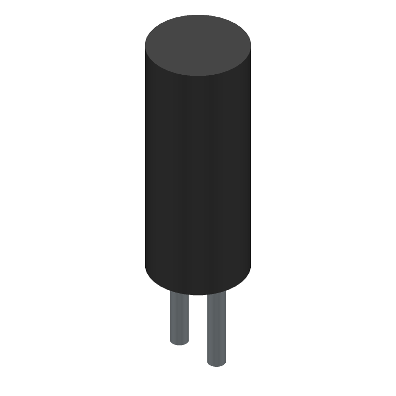 IR LED Emitter 870nm 100mA Through Hole Circular Diffused