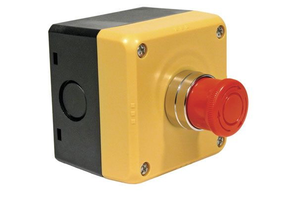 Switch; With Enclosure; 29MM Pushlock; Turn Reset; Metal; 1 Nc/ 1NO