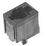 RJ11 Modular Jack, 4 Pos, 1 Port, Solder, Thru-Hole, 1.5A, 150V