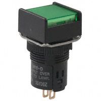24V Green Panel Mount Indicator, SPDT, Quick Connect