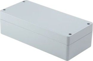 Weidmüller 9529260000, KLIPPON K7 RAL7001 Diecast Aluminium Enclosure, Grey (RAL 7001), 350 x 100 x 160 mm