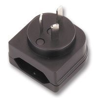 ADAPTOR, AUSTRALIA; Convert From:Euro Cord; Convert To:Australian Plug; Current Rating:2.5A; Fuse Current:2.5A; Connector Colour:-; Connector Body Material:-; Voltage Rating V AC:240V; SVHC:No SVHC (17-Dec-2015)