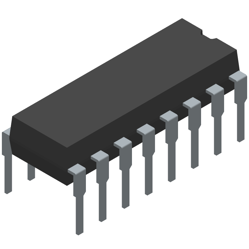 Decoder IC 14MHz 12bit 16-Pin PDIP