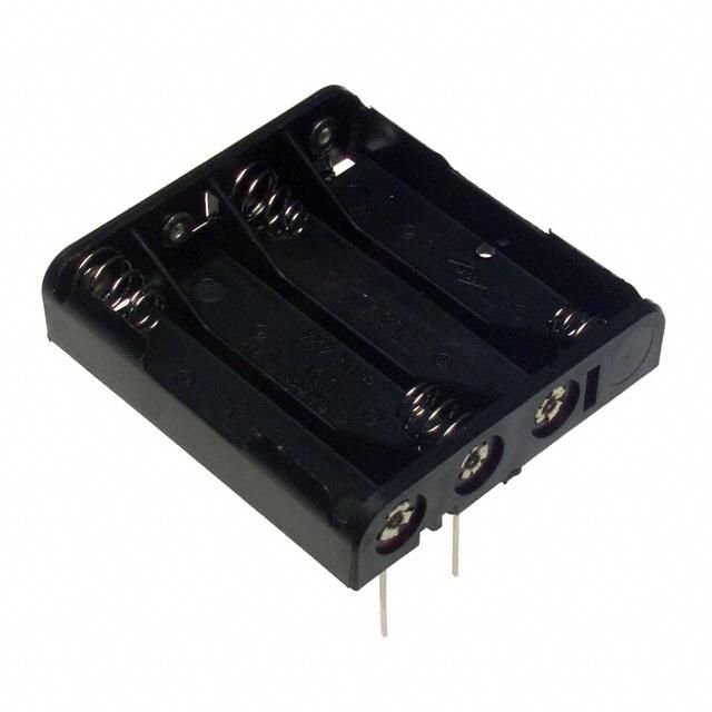 HOLDER BATTERY 4CELL AAA PC MNT