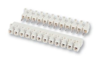 ELKAY         4212-2 + 4212-1/22             Panel Mount Barrier Terminal Block, 1 Row, 12 Ways, 10 A, 250 V