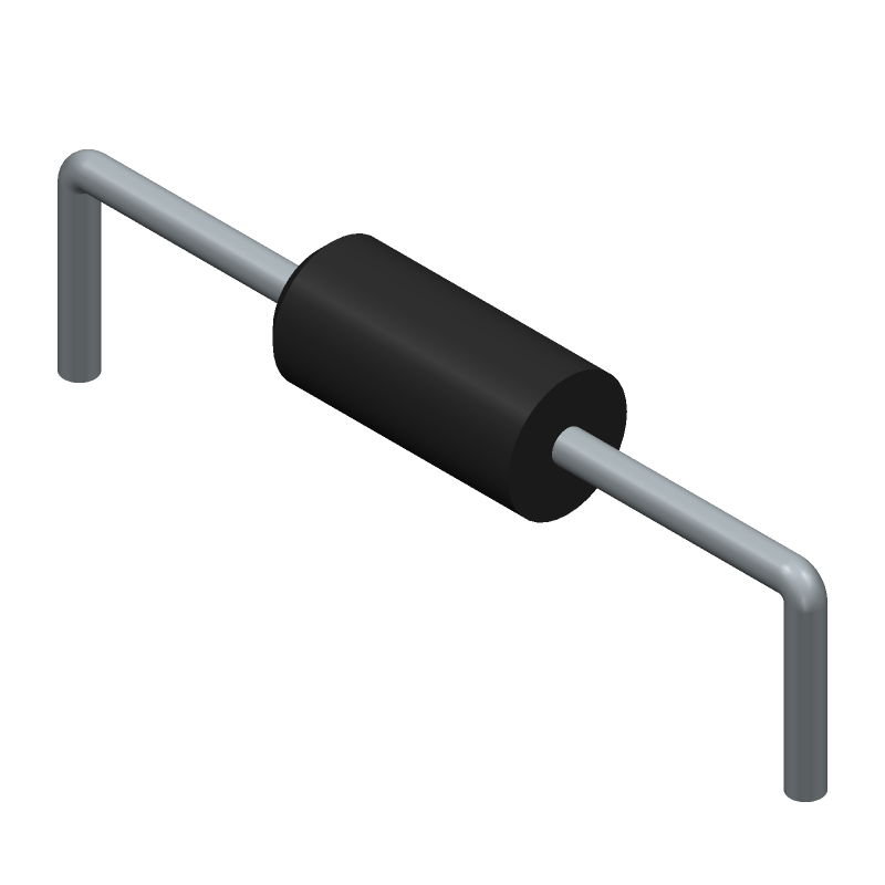 Rectifier Diode, 1 Element, 0.2A, 100V V(RRM), Silicon, DO-35, ROHS COMPLIANT PACKAGE-2