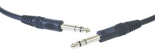 STEREO AUDIO CABLE, 6FT, BLACK