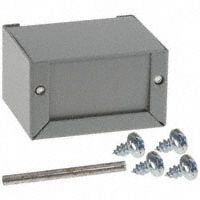 BOX ALUM GRAY 2.75L X 2.13W