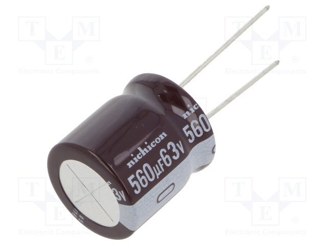 560uF 63V Radial Aluminum Electrolytic Capacitor