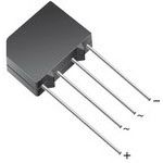 Diode Rectifier Bridge Single 200V 1.5A 4-Pin Case KBPM Tube