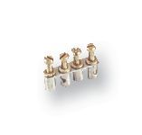 WEIDMULLER 033720 Q4 (SAK2.5) Jumper (Busbar), Jumper, SAK2.5 Terminals, 4 Ways