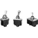 Switch Toggle (ON) OFF ON 4PDT Round Lever Screw 18A 277VAC 250VDC Panel Mount with Threads Automotive