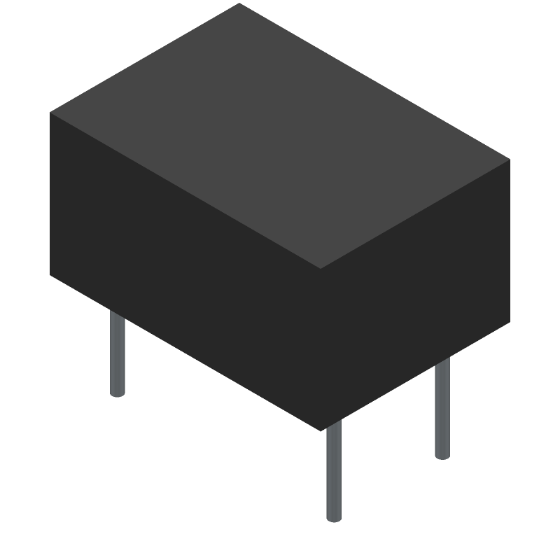 Audio Transformer 1:1 2.5mH 55MHz 2kV Thru-Hole