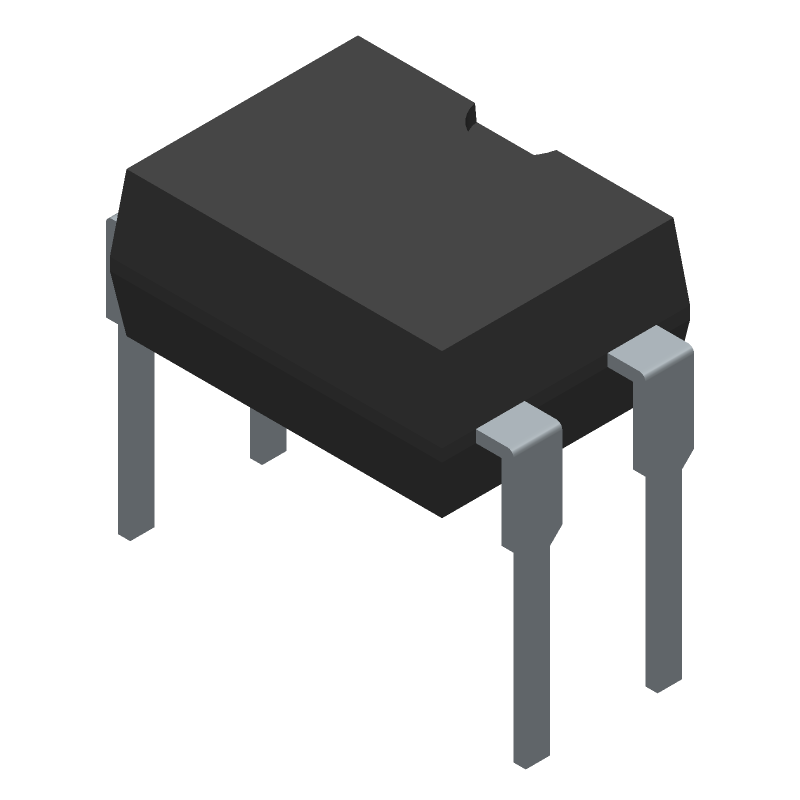 SSR, 350V, 130mA, 5kV Isolation, DC Input, SPST, DIP