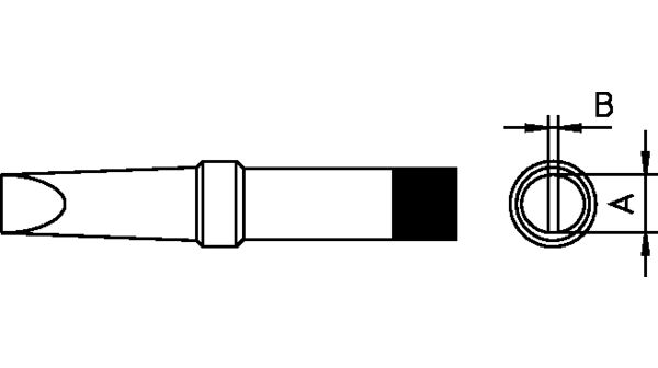 Soldering Irons Weller Scrwdrvr Tip For TC201 .093x800