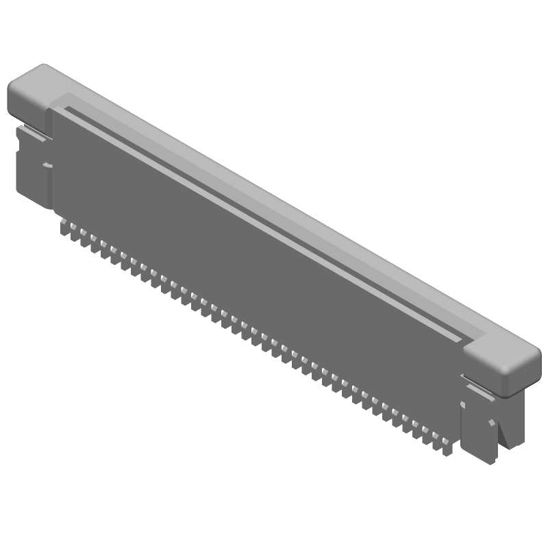 39 Pos FPC Connector, 0.5mm Pitch, 250V, RA SMD