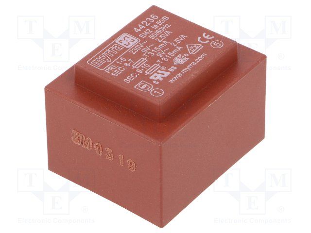 Power Transformer 4000Vrms 5VA 6 Terminal PC Pin Thru-Hole