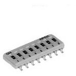 Slide DIP Switch, 4PST, 0.1A, 24VDC, SMT, Gold Plated