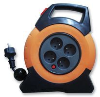 CABLE REEL 4 SOCKETS, 3G1, 5MM, 40M - More Details