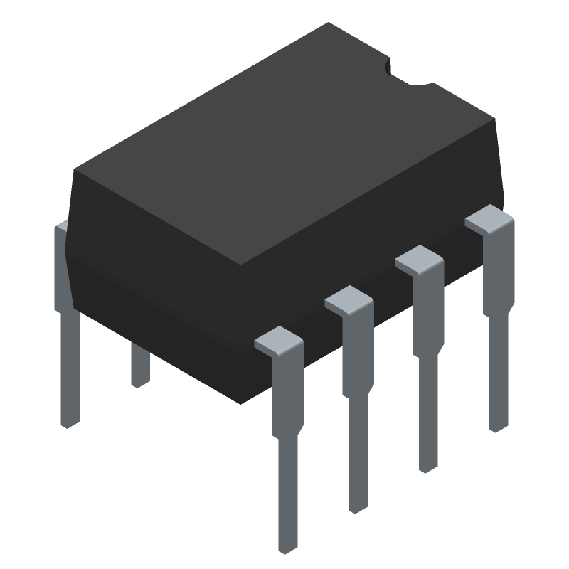 Digital Potentiometer 10kOhm 100POS Non-Volatile Linear 8-Pin PDIP Tube