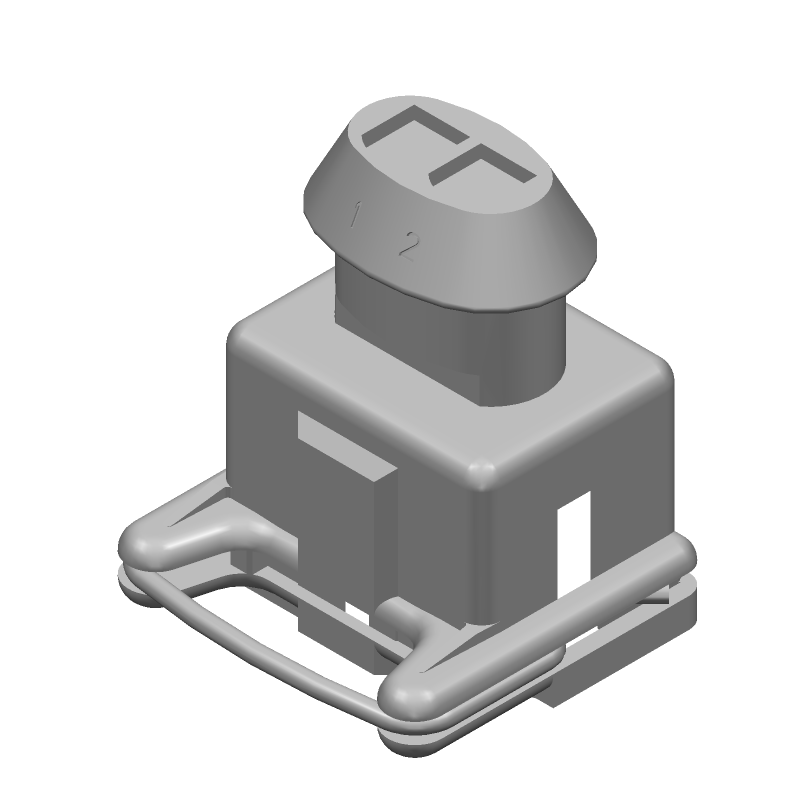 2-Pos Female Signal Connector, Wire-to-Wire, Crimp, Black