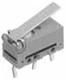 SPDT Snap Action Switch, 1A 125VAC, Hinge Lever, Solder
