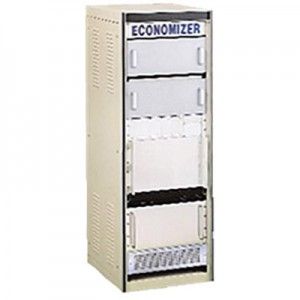Rack, Cabinet; Welded; Baying; 19 In; 30U/52.5In; 29.25In Deep; Blue; Economizer Series