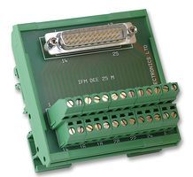 Terminal Block Interface, D Sub 25 Position Plug, Screw Type 26 Position Terminal Block, 5 A, 250 V