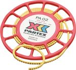 Cable markers, 'K' 3 mm yellow, PA-02003SV40.K, Partex