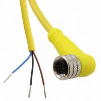 CORD 3POS FEMALE 5M R/A 22AWG