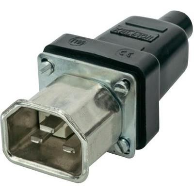 Hot wire connector C22 Plug, straight Total number of pins: 2 + PE 16 A Black Kalthoff 1 pc(s)