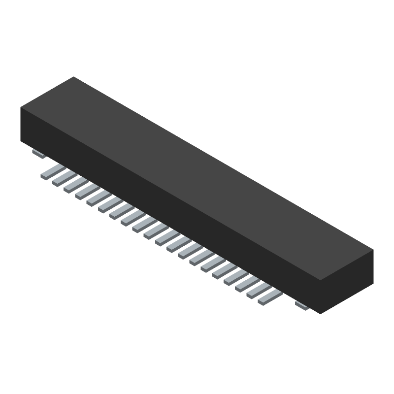 0.4mm Pitch 40 Pos Board-to-Board Header, Straight, SMD