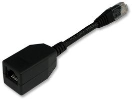 TUK   FTT   Network Cable, Cat5e, RJ45 Plug, RJ45 Socket, 3.94 ", 100 mm, Black