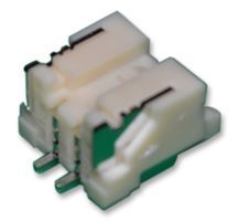 Conn Shrouded Header (4 Sides) HDR 2 POS 2mm Solder RA SMD T/R