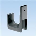 J Hook For Wall Mount Applications One 1/4 Mounting Hole For User Supplied Screw