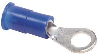 Ring Terminal 14-16AWG Copper Blue 23.36mm Electro Tin
