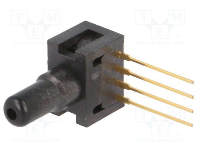 15PSI Gage Pressure Sensor, 1% Acc, 12V, SIP, Analog