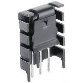 Heat sink 32 mm 16 K/W nickel plated (solderable), KU-0334-AL-ST-1,2MM-3-A-VE-SG, Kunze Folien GmbH