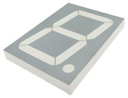 KINGBRIGHT SC40-19SURKWA 7-Segment LED Display, Mechanically Rugged, Red, 20 mA, 7.8 V, 250 mcd, 1, 101.2 mm