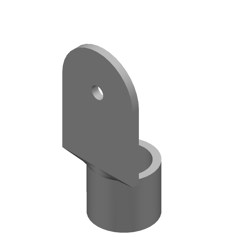 Copper Crimp Terminal, 0-4 AWG, 5/16" Stud, Tin Plated