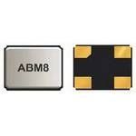 25MHz Crystal, 20ppm Tol, 50R ESR, SMD, 4-Pin