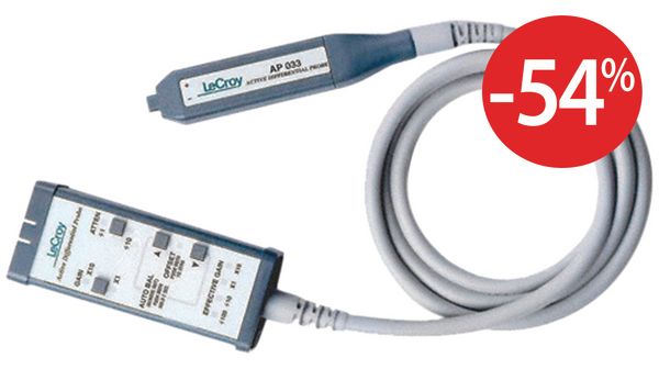 500MHz Active Differential Oscilloscope Probe, 42V