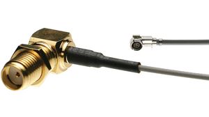 U.FL cable U.FL-Plug SMA 90°-Socket, K129121016, Stig Wahlström Elektronik